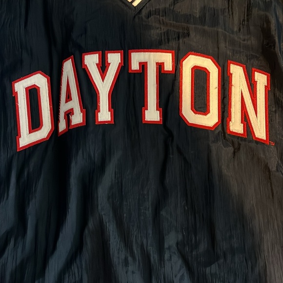 University of Dayton Navy Pullover vintage Jacket - Picture 3 of 5